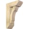 Ekena Millwork Olympic Slat Rough Sawn Bracket w/ Offset Brace, Douglas Fir, 6"W x 14"D x 22"H BKT0604X14X22OLY06RDF - alternate 1
